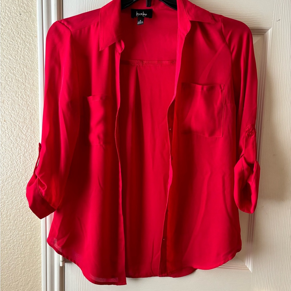Nice Red Blouse - image 2